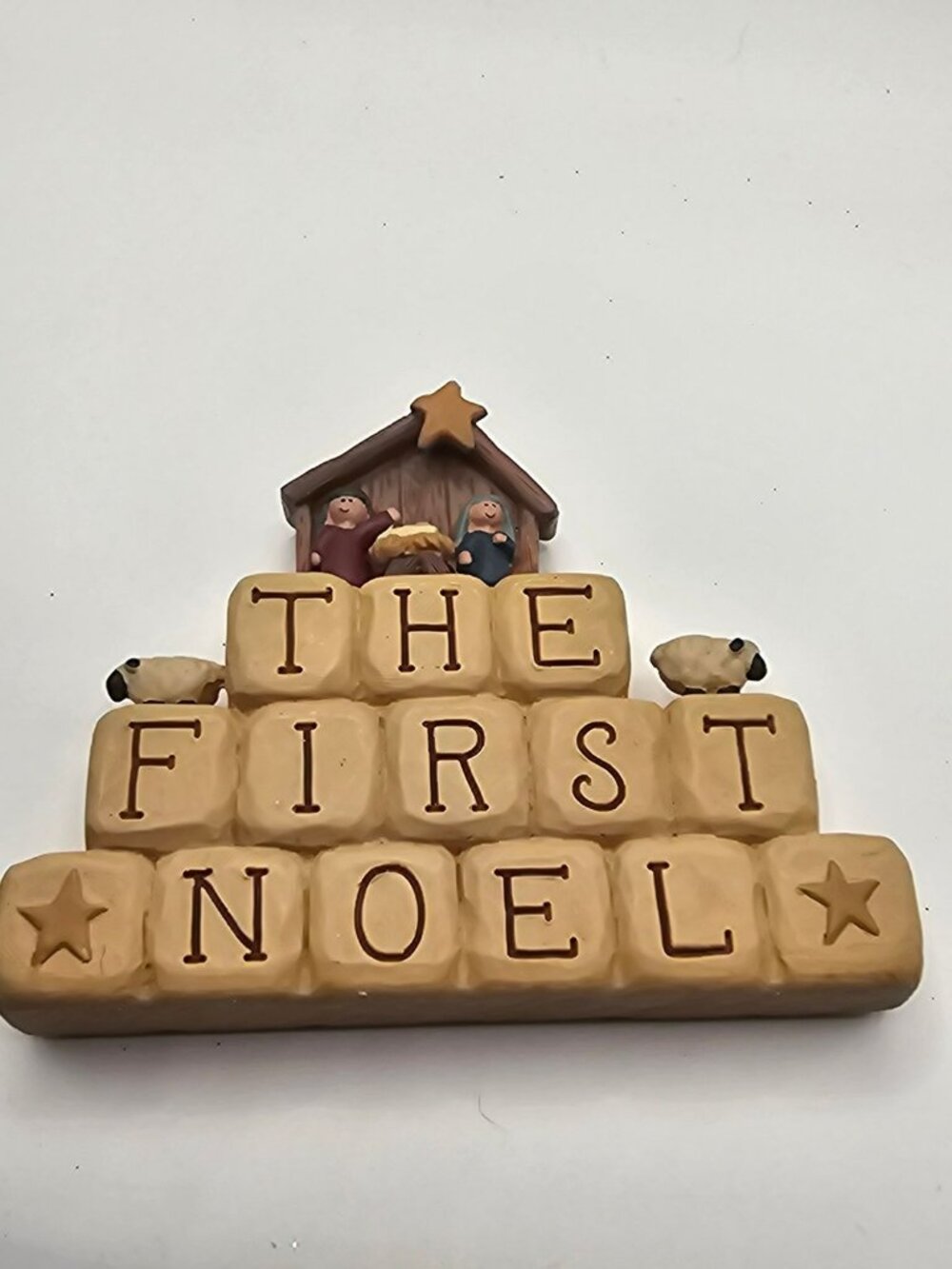 Blossom Bucket Suzi Skoglund The First Noel Nativity Figurine Shelf Sitter Signe